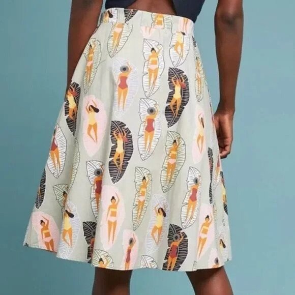 Eva Franco Sunbather Skirt size 6 NWT - Picture 2 of 9